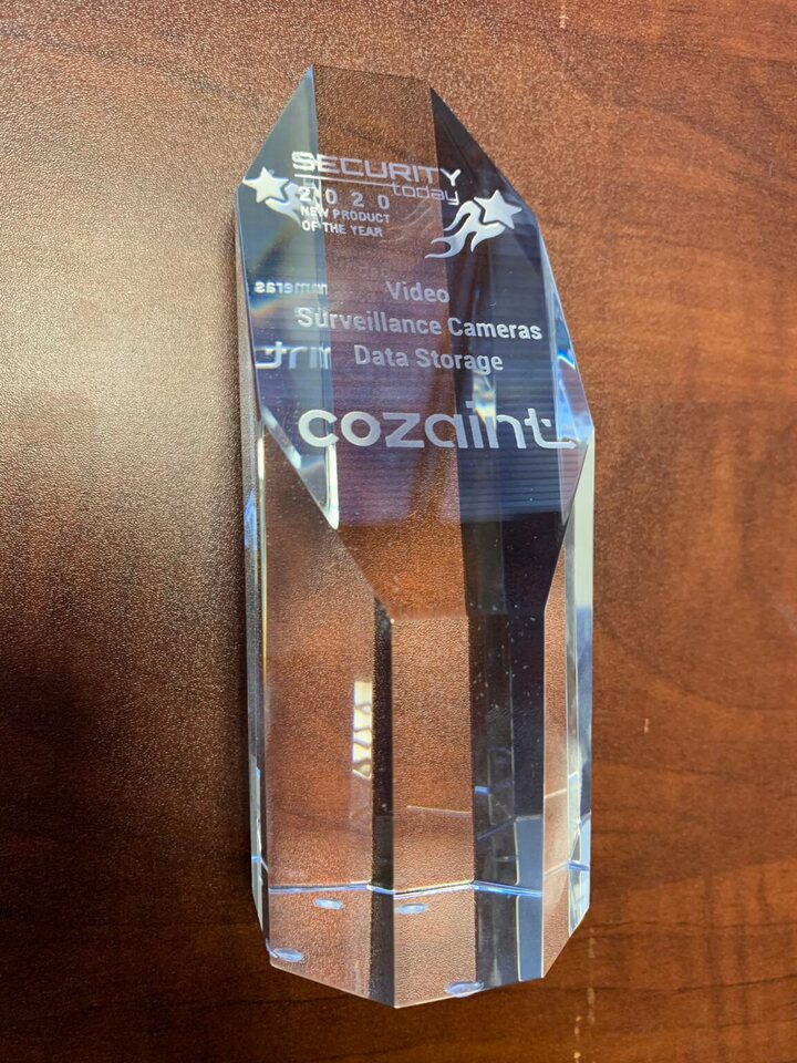 Security Today 2020 New Product of the Year award for Video Surveillance Cameras Data Storage