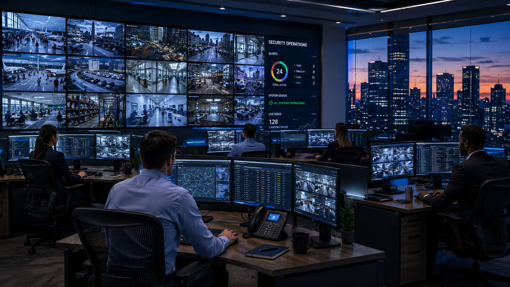 Security operations team monitoring MARCIA video lifecycle status